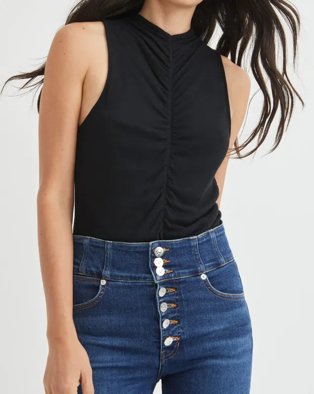 Veronica Beard - Vargas Tank - Black sold by Jessie Boutique