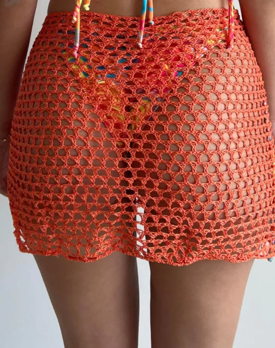 Bananhot - Mini Net Sarong - Orange sold by Jessie Boutique product image thumbnail 2