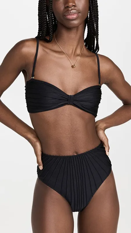 Shani Shemer - Anna Bikini Top - Black sold by Jessie Boutique