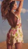 Rococo Sand - Ren Romper - White Lotues sold by Jessie Boutique