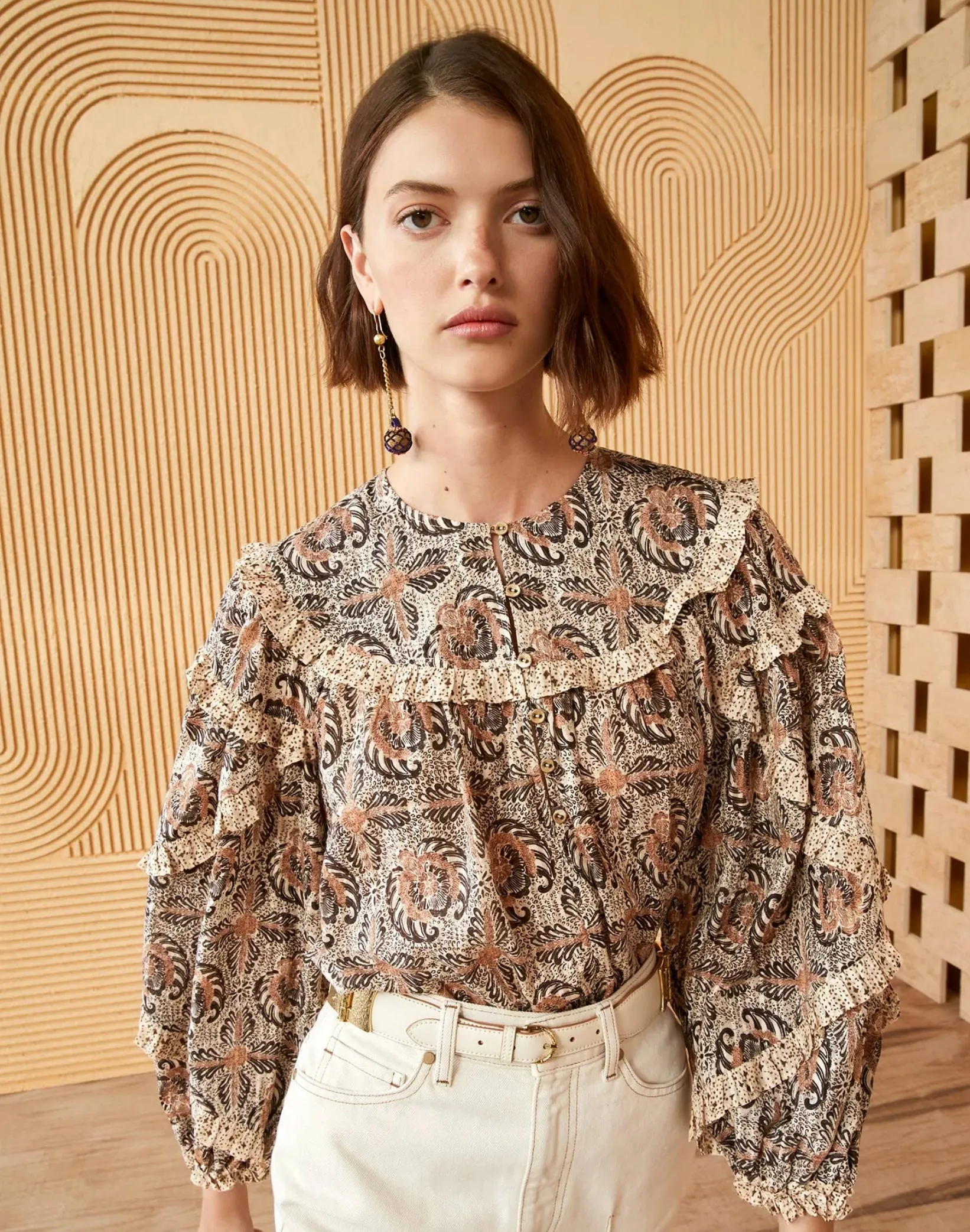 Ulla Johnson - Edith Blouse - Yarrow sold by Jessie Boutique product image thumbnail 2
