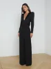 L’agence - Pilar wide leg pant - Black sold by Jessie Boutique