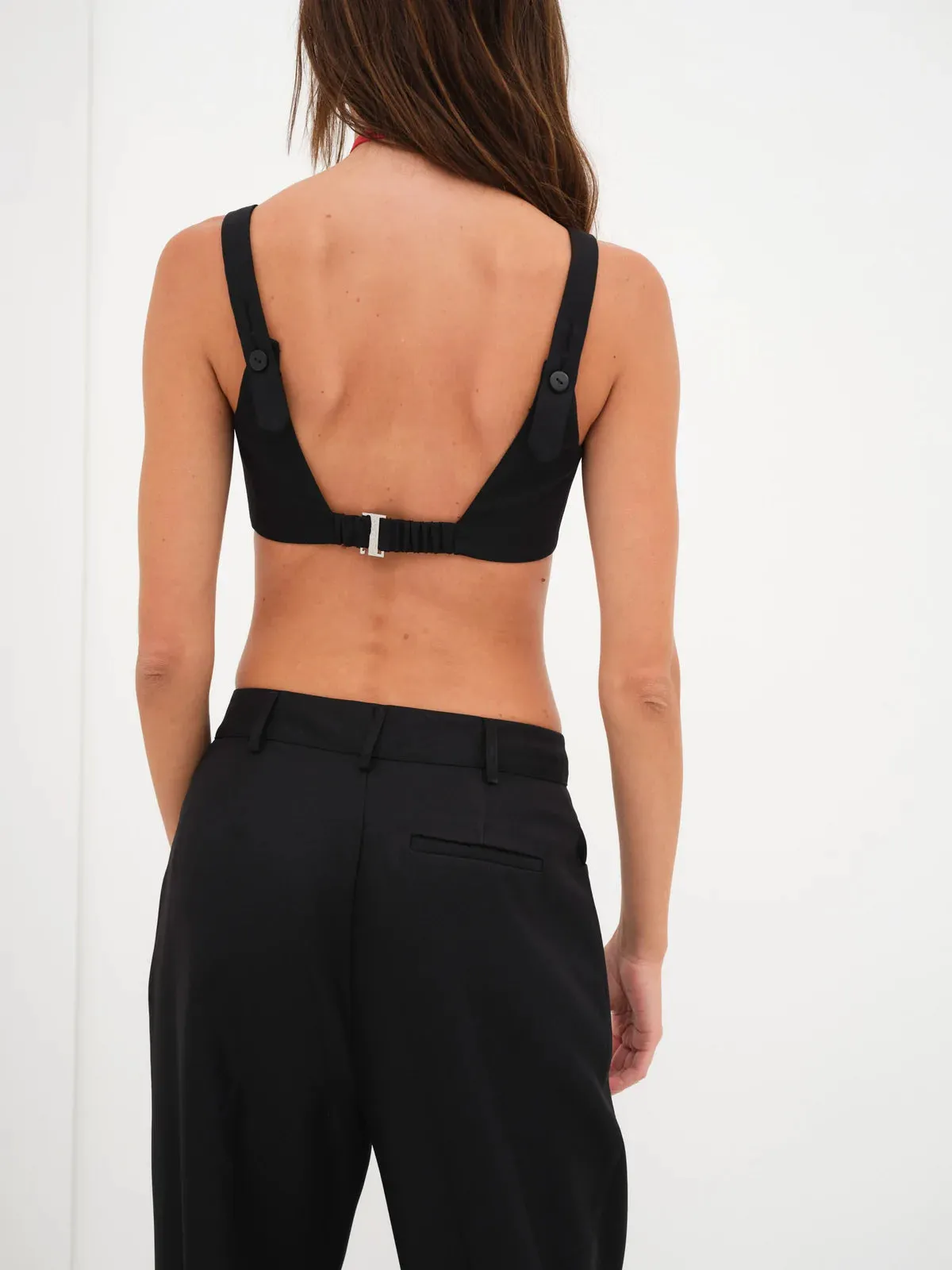 For Love & Lemons - Shannon Crop Top - Black sold by Jessie Boutique product image thumbnail 2