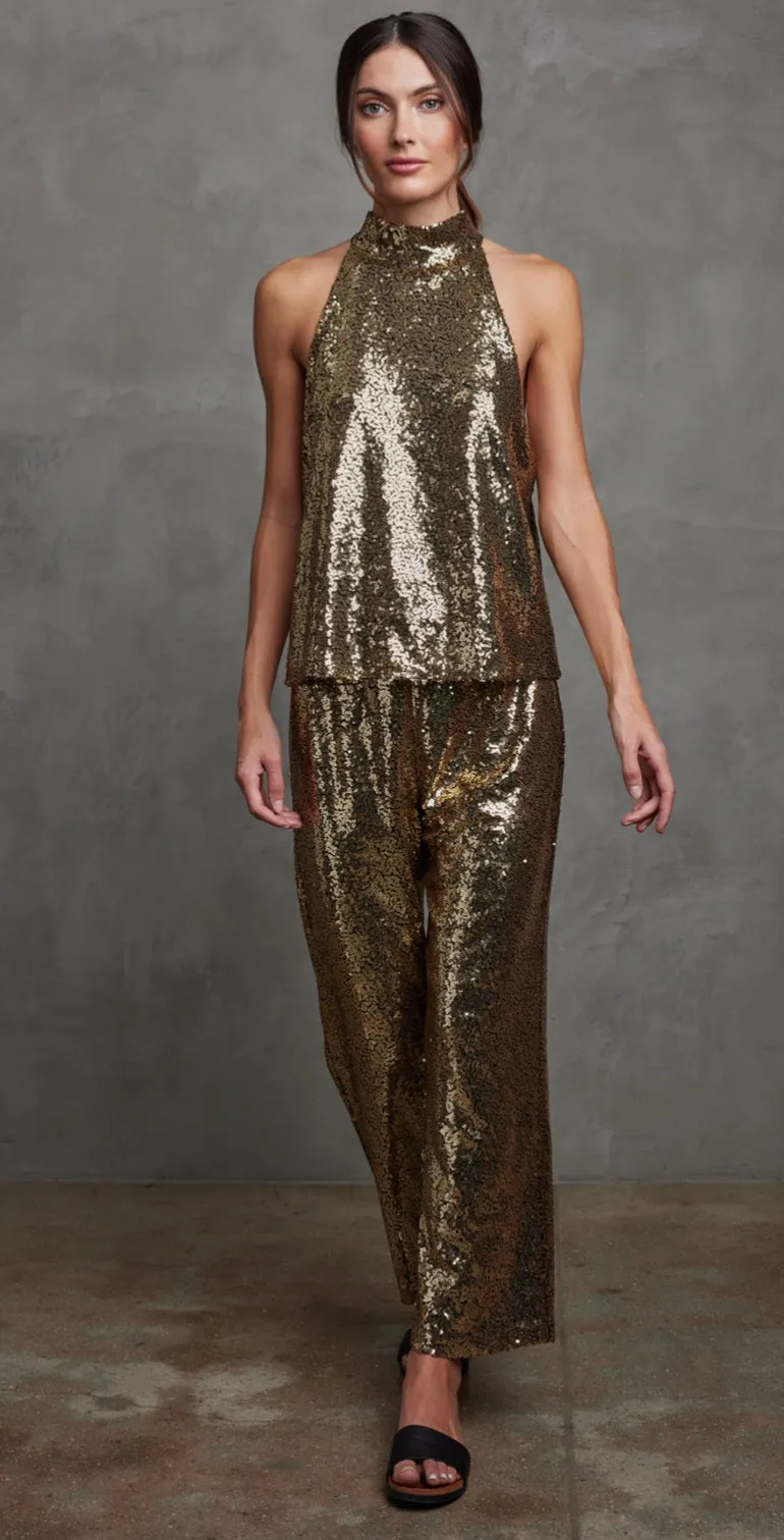 Sundays - Palmer Top - Gold Sequin sold by Jessie Boutique product image thumbnail 2