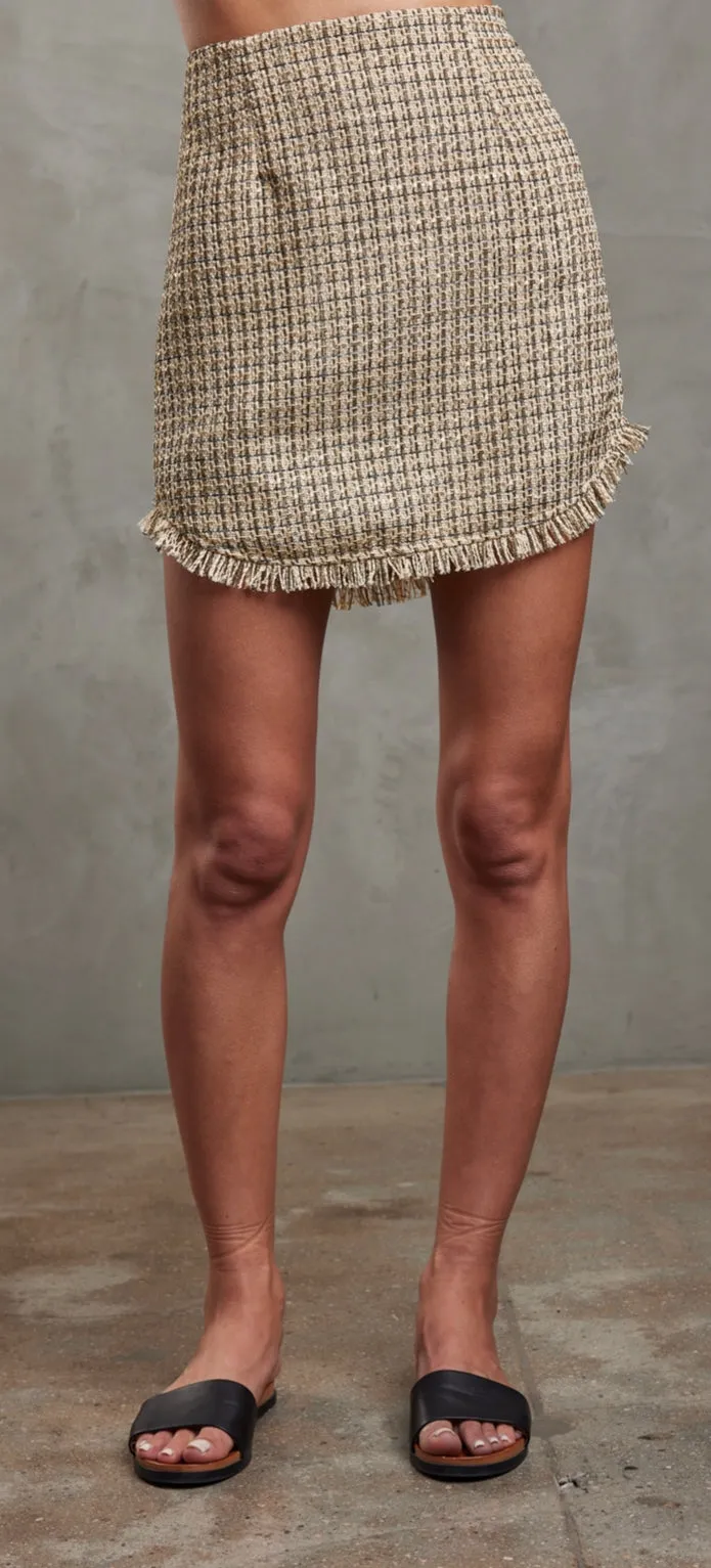 Sundays - Luke Skirt - Shimmer Boucle sold by Jessie Boutique product image thumbnail 2