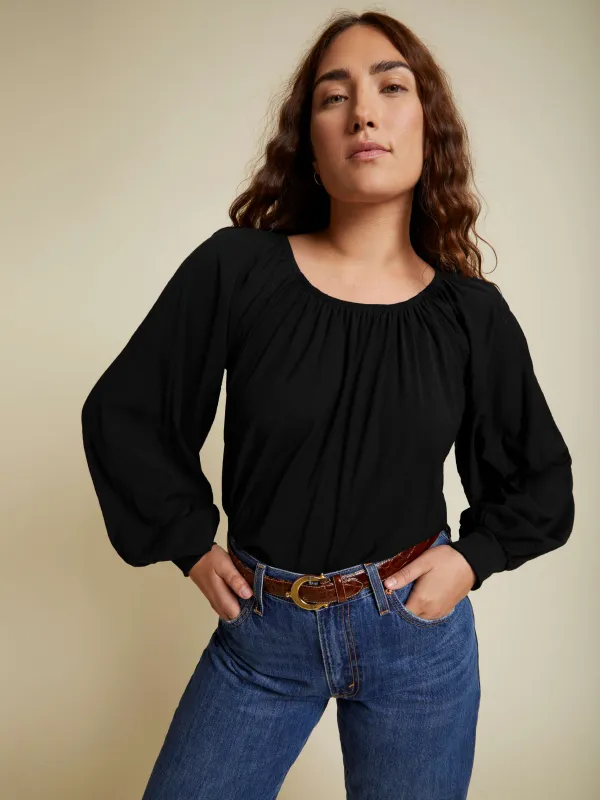 Nation LTD - Sloane Long Sleeve - Black made by Nation LTD