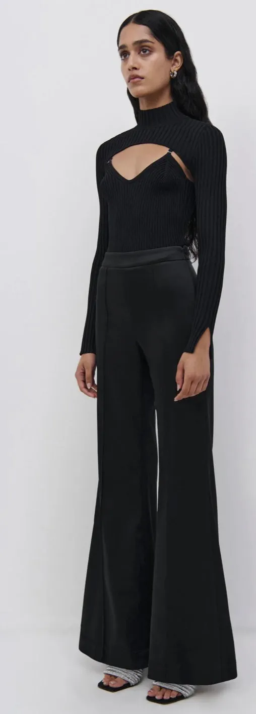 Jonathan Simkhai - Jordana Duches Satin Pant - Black sold by Jessie Boutique product image thumbnail 2