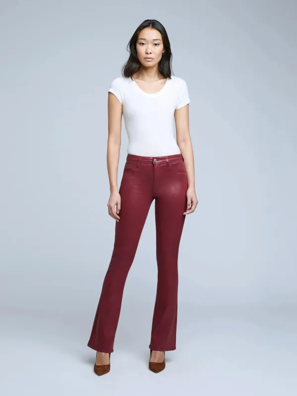 L’agence - Selma Coated Jean - Falu Red Coated sold by Jessie Boutique