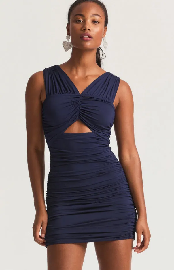 Loveshackfancy - Bayana Dress - Navy sold by Jessie Boutique