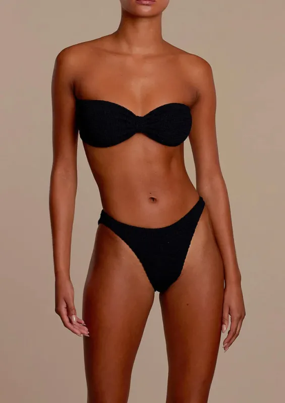 Hunza G Jean Bikini Black sold by Jessie Boutique