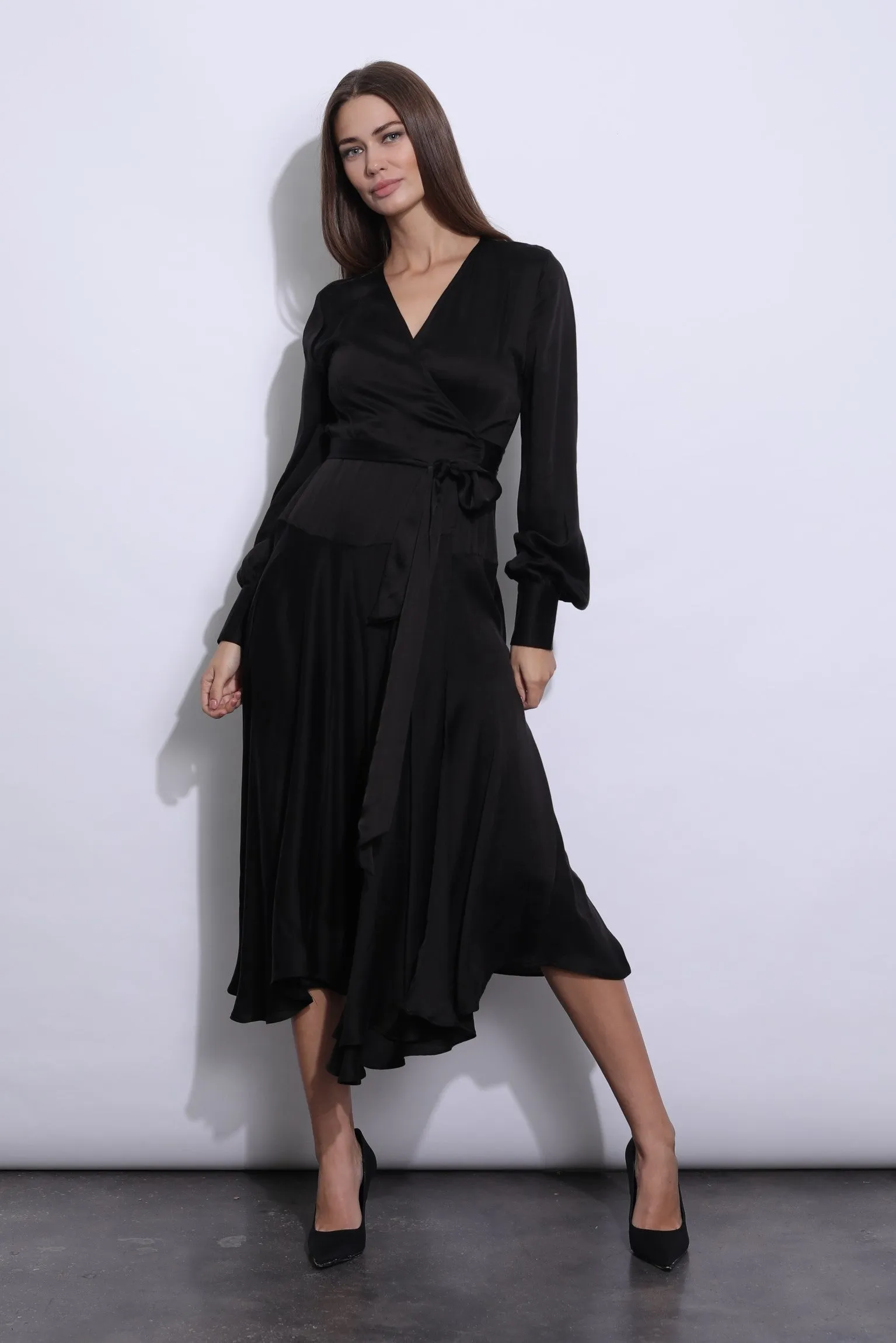 Karina Grimaldi - Minerva Dress - Black sold by Jessie Boutique