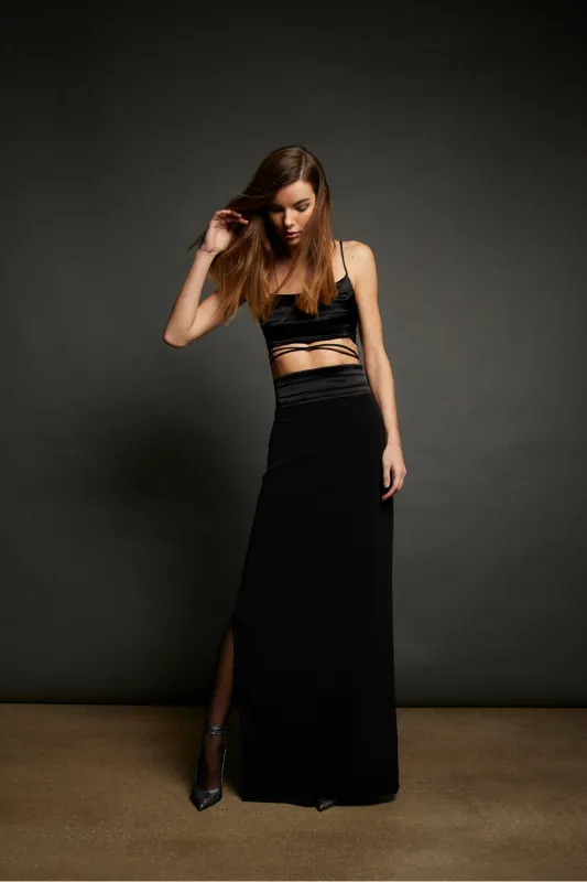 Nonchalant - Clarke Top - Black sold by Jessie Boutique