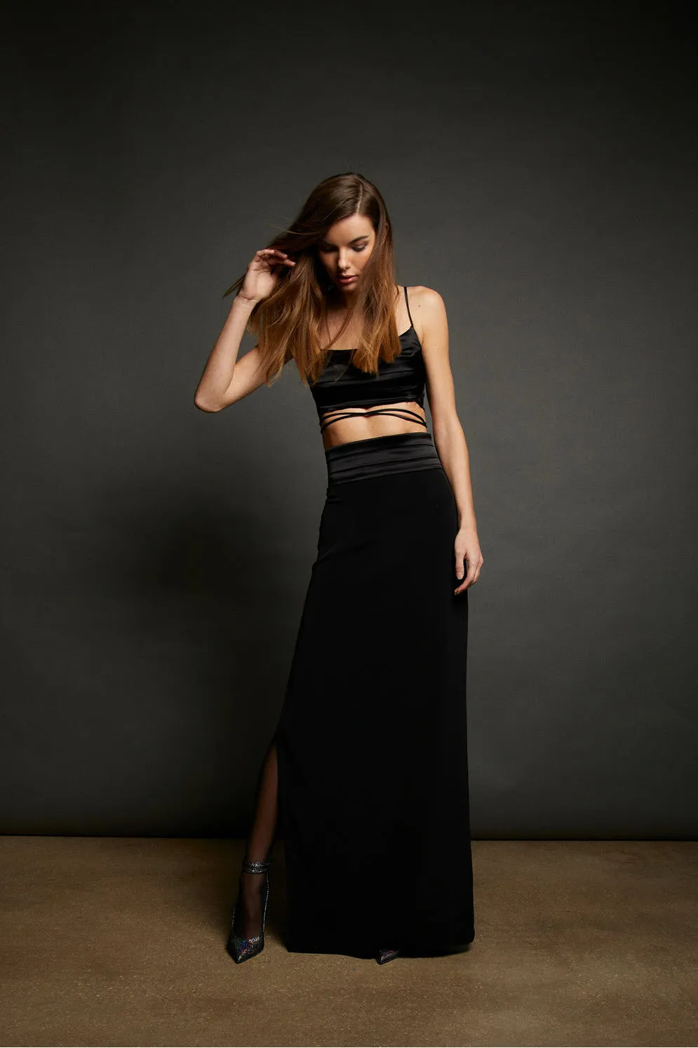 Nonchalant - Clarke Top - Black sold by Jessie Boutique