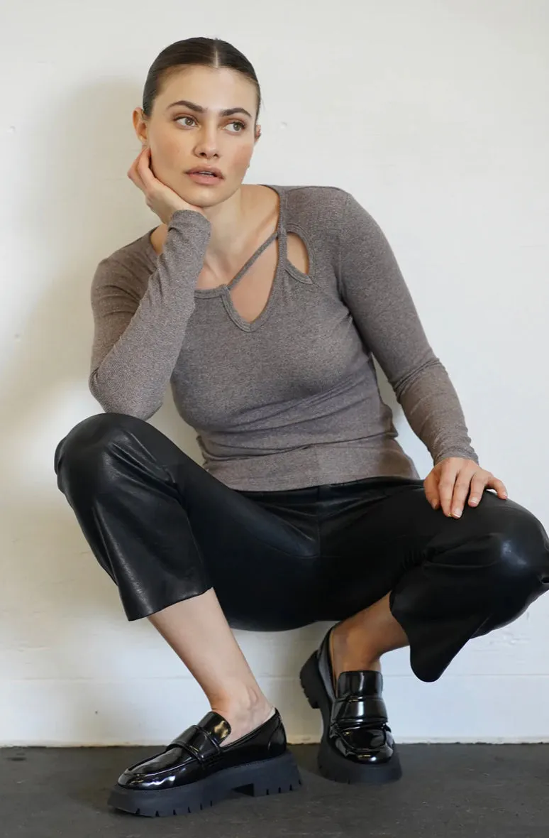 LNA - Rune Faux Leather Pant - Black sold by Jessie Boutique product image thumbnail 2