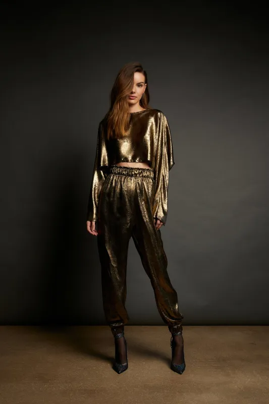 Nonchalant - Pandora Pants - Bronze sold by Jessie Boutique