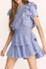 Loveshackfancy - Natasha Dress - Heather Blue sold by Jessie Boutique