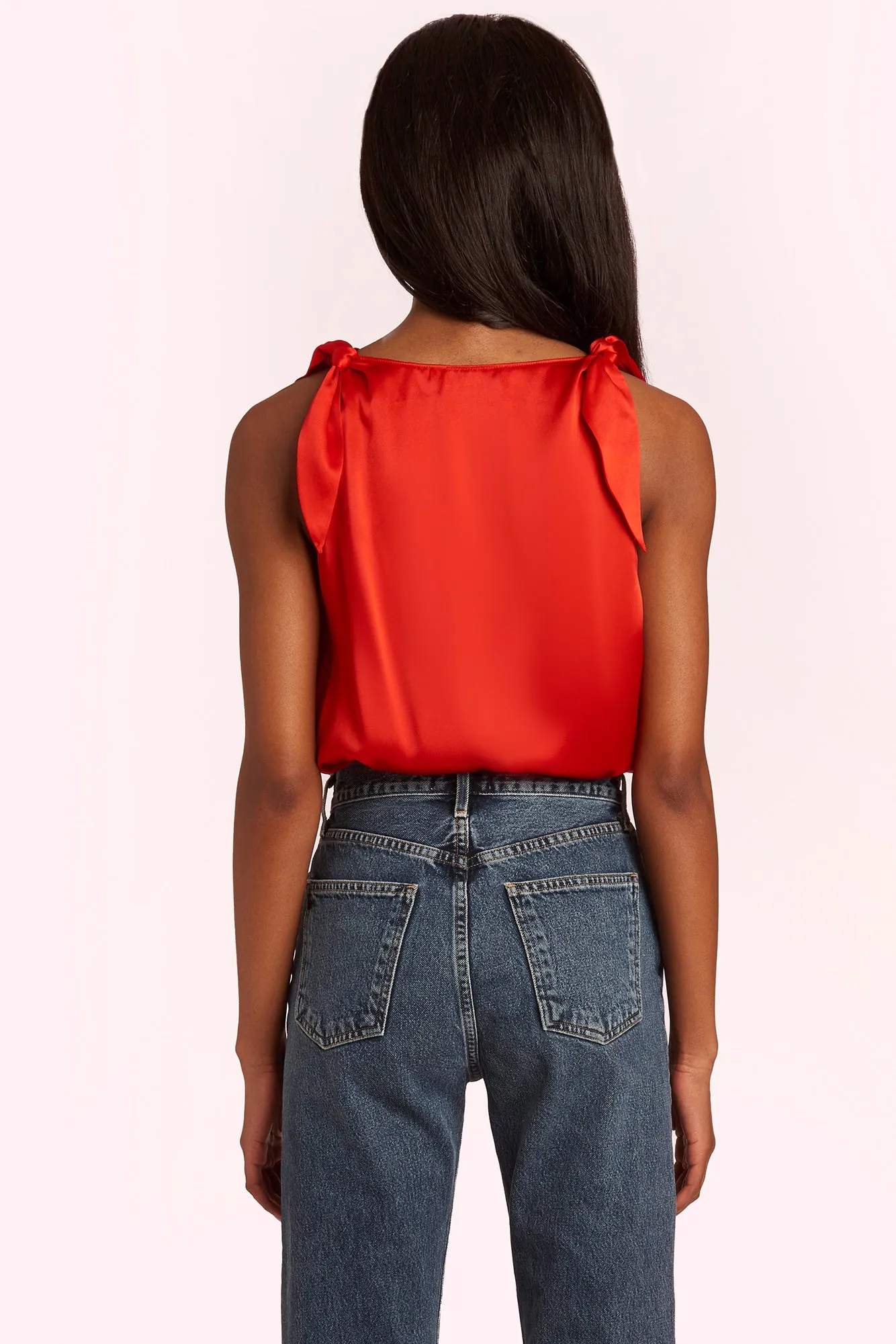 Amanda Uprichard - Avari Bodysuit - Ruby sold by Jessie Boutique product image thumbnail 2