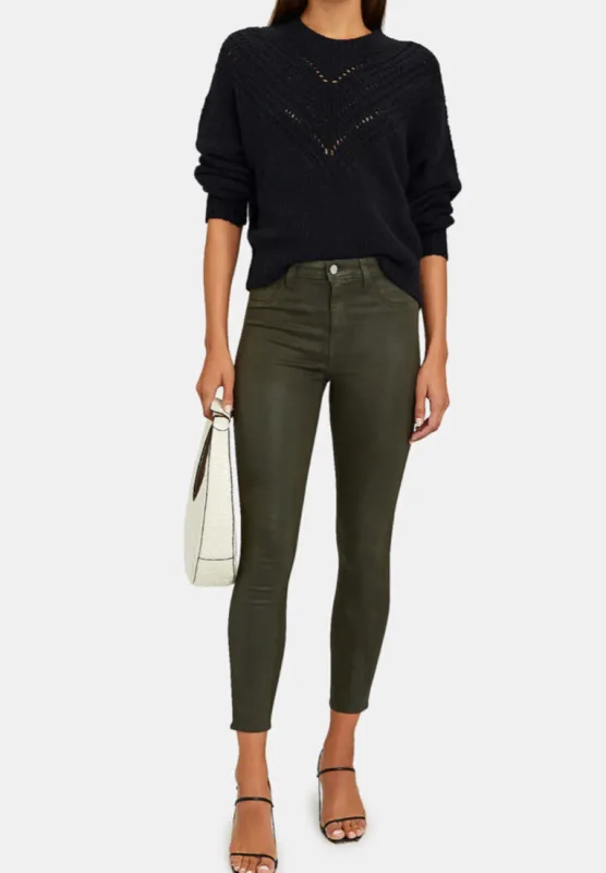 L’agence - Margot H/R Skinny - Army Coated sold by Jessie Boutique
