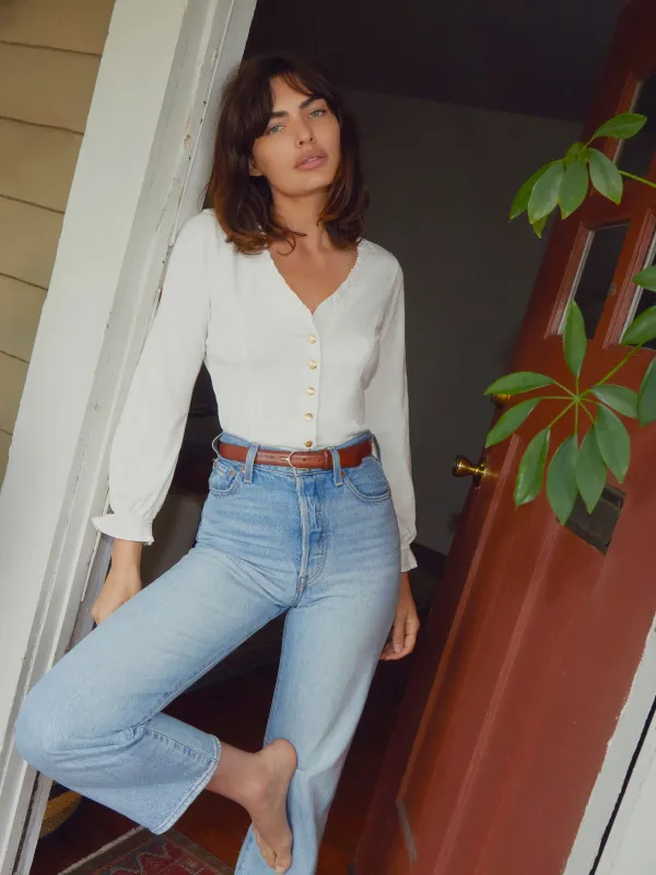 Nation LTD - Leandra Top - Off White made by Nation LTD