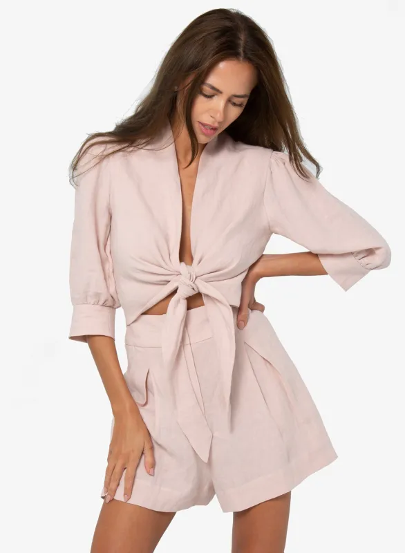 JBQ - Marlow Shorts - Dusty Rose sold by Jessie Boutique