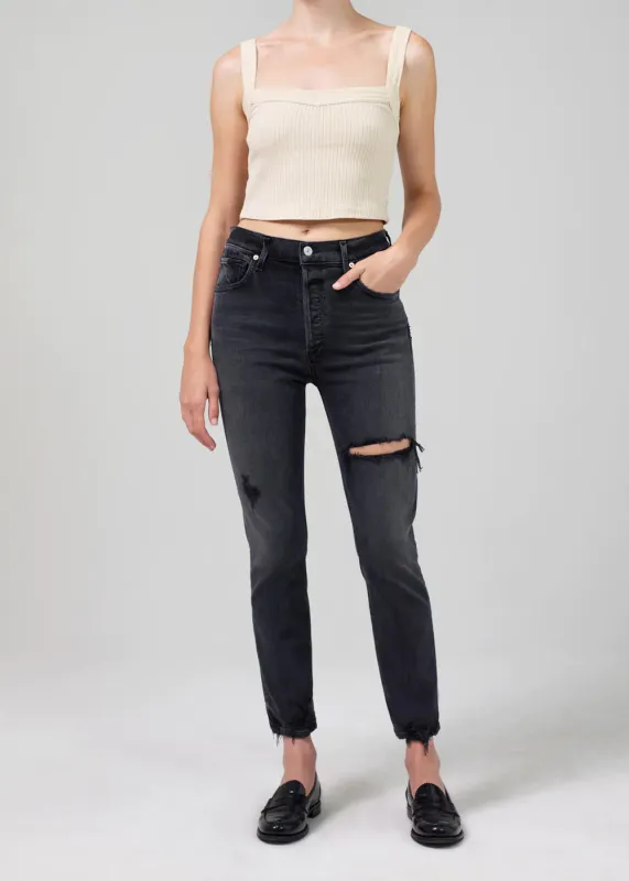 Citizens of Humanity - Jolene High Rise Vintage Slim - Hush Hush sold by Jessie Boutique