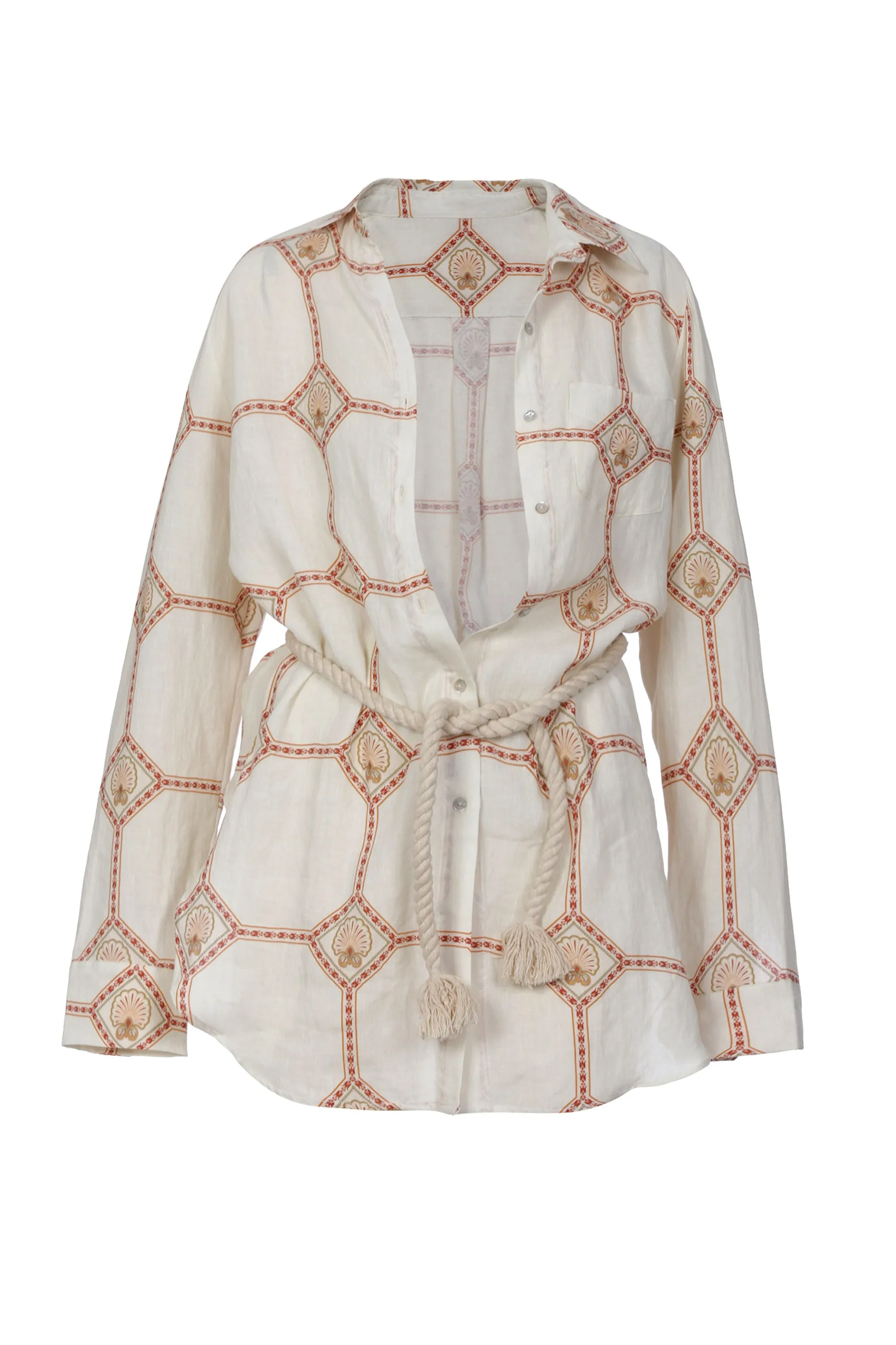 Shani Shemer - Jonas Buttoned Shirt - Grid sold by Jessie Boutique