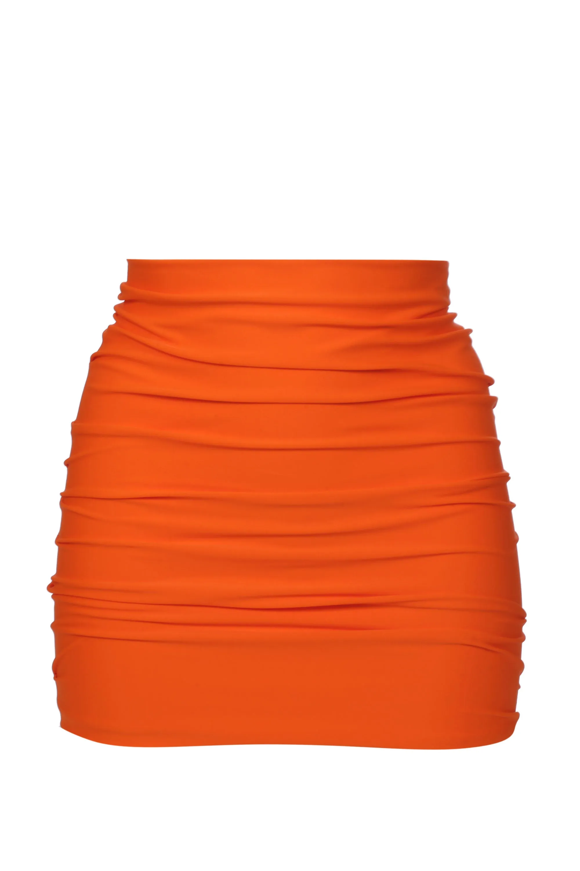 Shani Shemer - Alison Lycra Skirt - Bright Orange sold by Jessie Boutique
