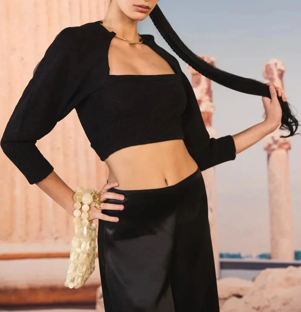 Cult Gaia - Jamila Knit Top - Black sold by Jessie Boutique product image thumbnail 2