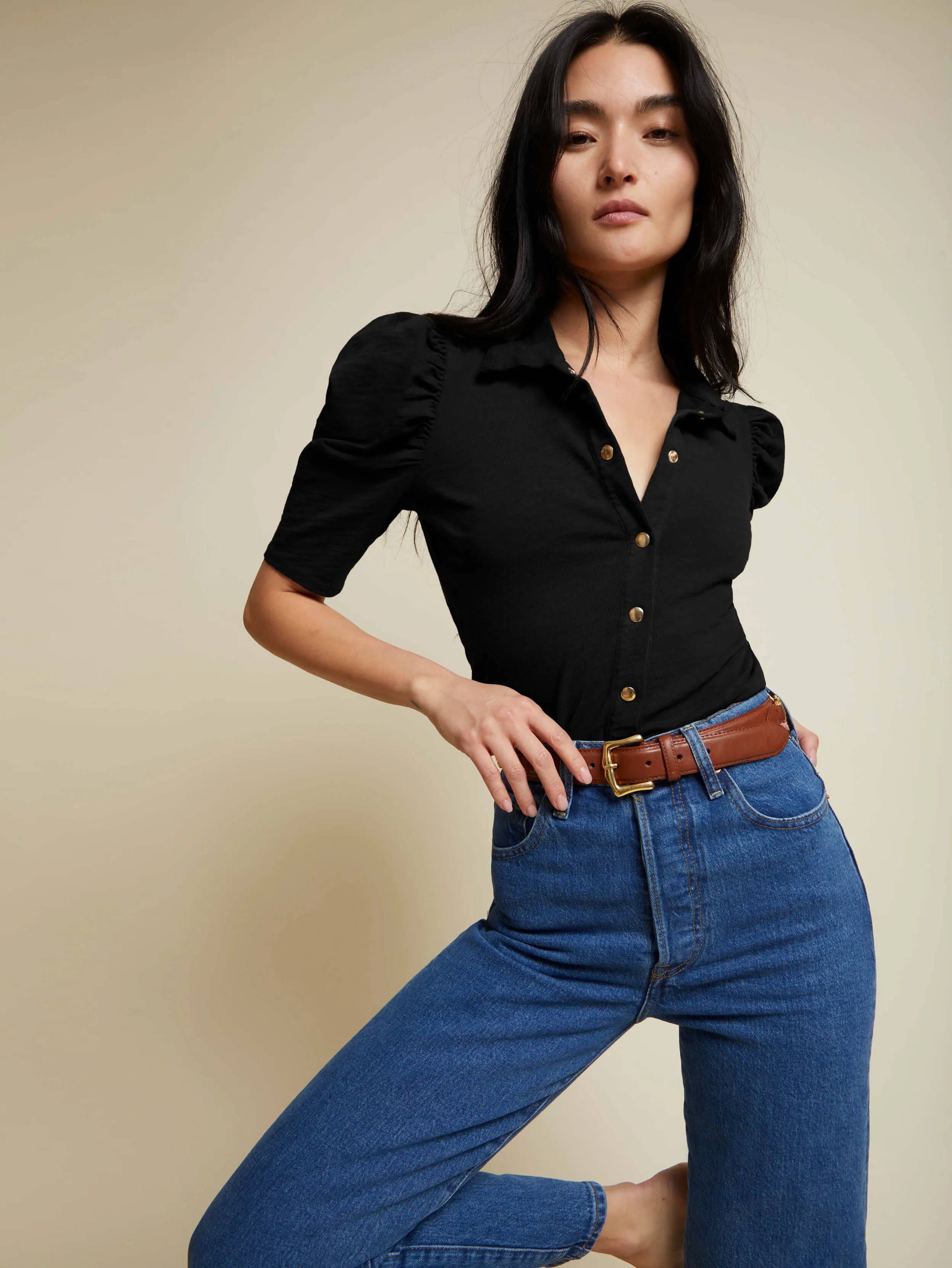 Nation Ltd - Ennis Workshirt - Black sold by Jessie Boutique