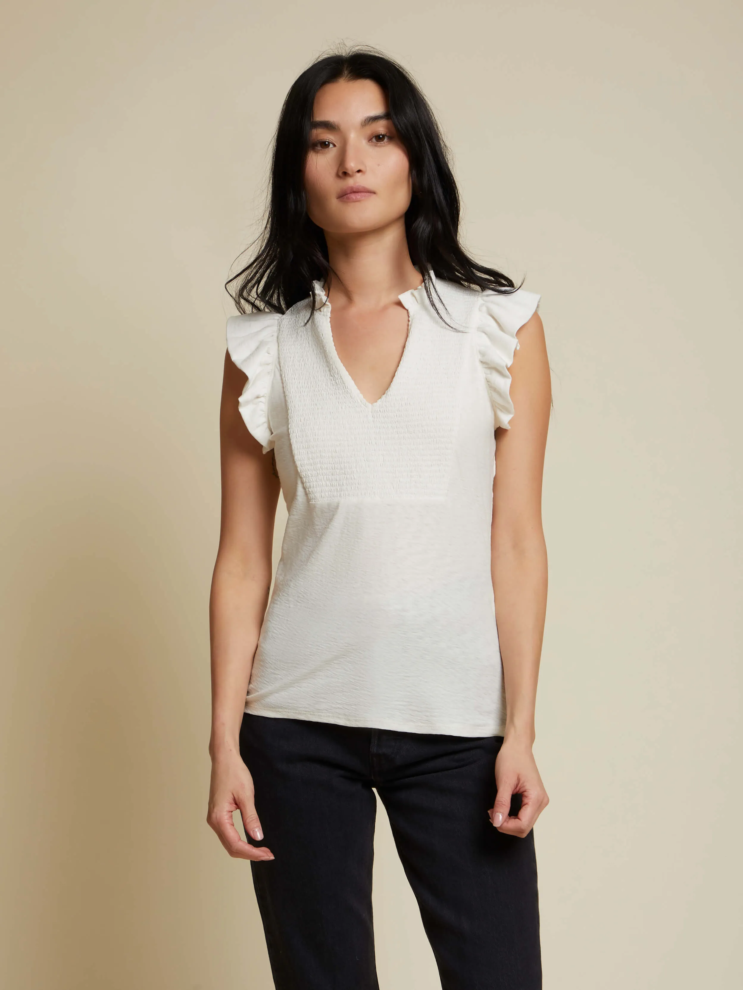 Nation Ltd - Habiba Tank - Off White sold by Jessie Boutique product image thumbnail 3