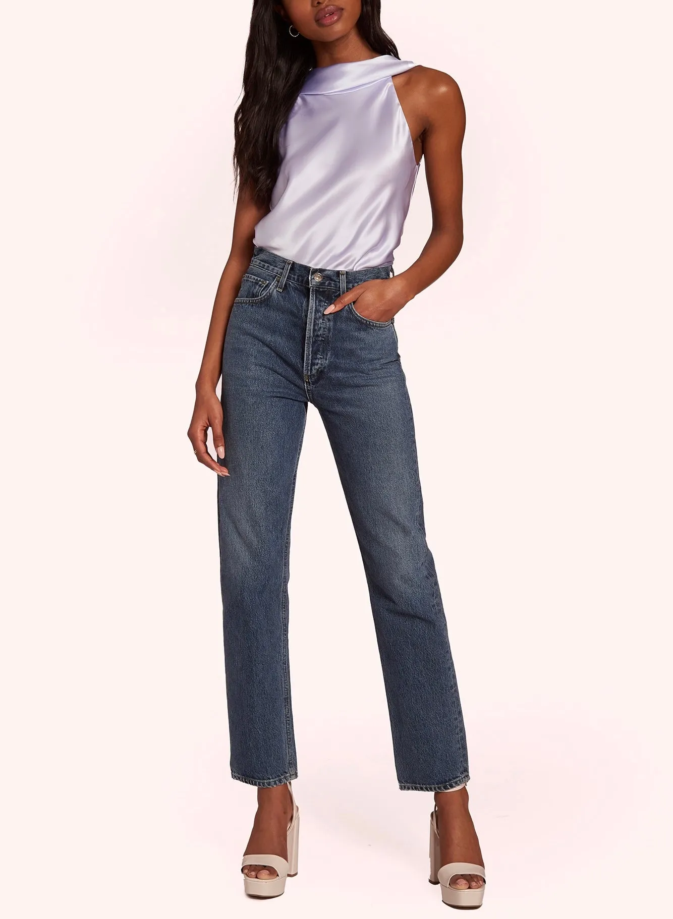 Amanda Uprichard - Angelonia Top - Opal sold by Jessie Boutique product image thumbnail 3