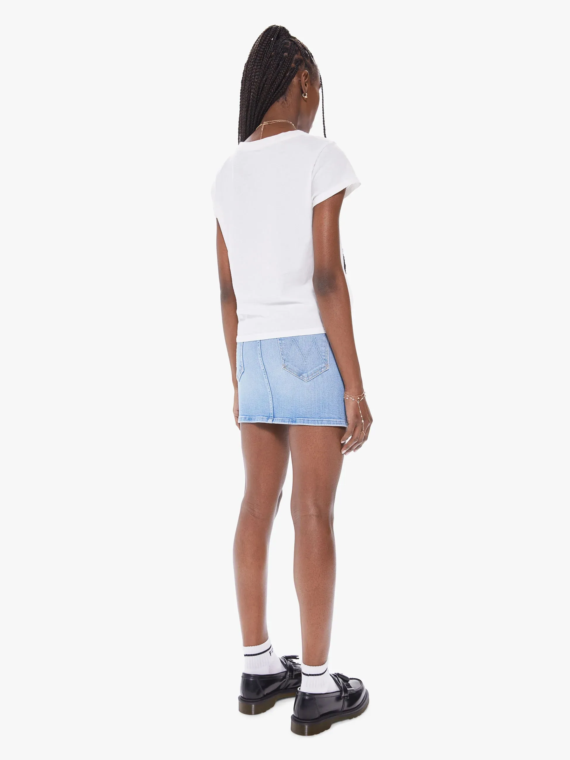 Mother - High Waisted Smokin Double Micro Skirt - High Life sold by Jessie Boutique product image thumbnail 3