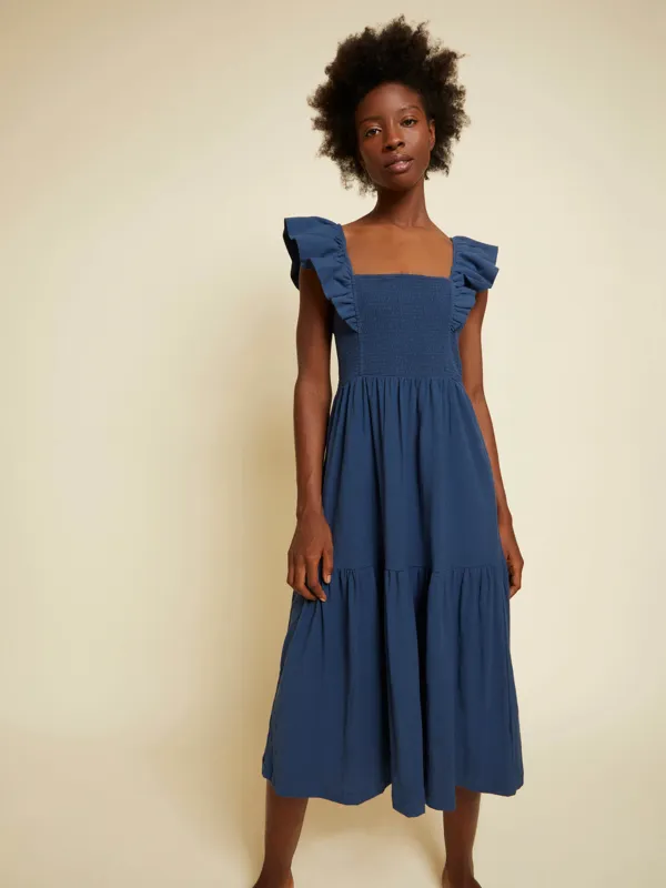 Nation Ltd - Gwen Dress - French Navy made by Nation LTD