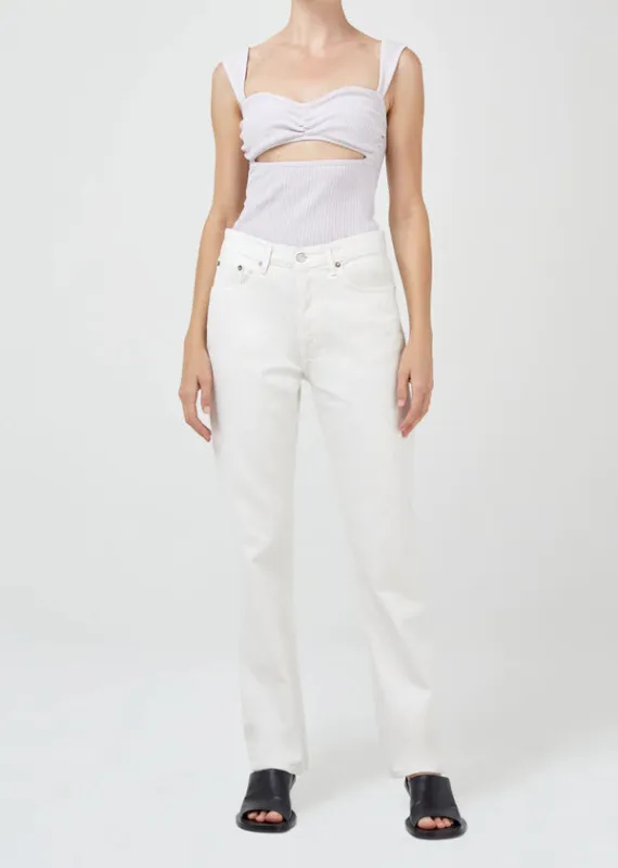 Agolde - Isla Cut Out Tank - Frosting sold by Jessie Boutique