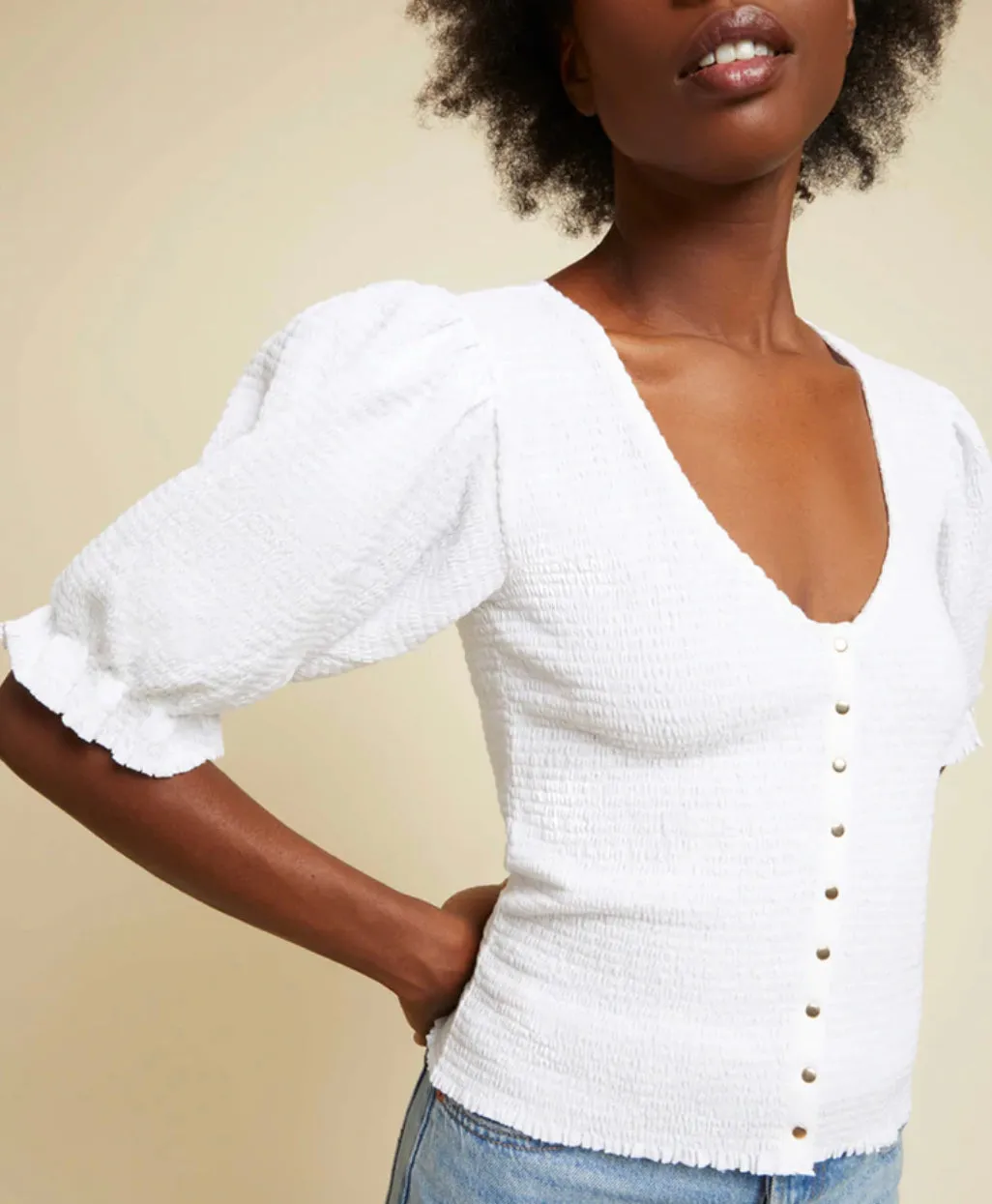 Nation LTD - Laila tee - White sold by Jessie Boutique product image thumbnail 4