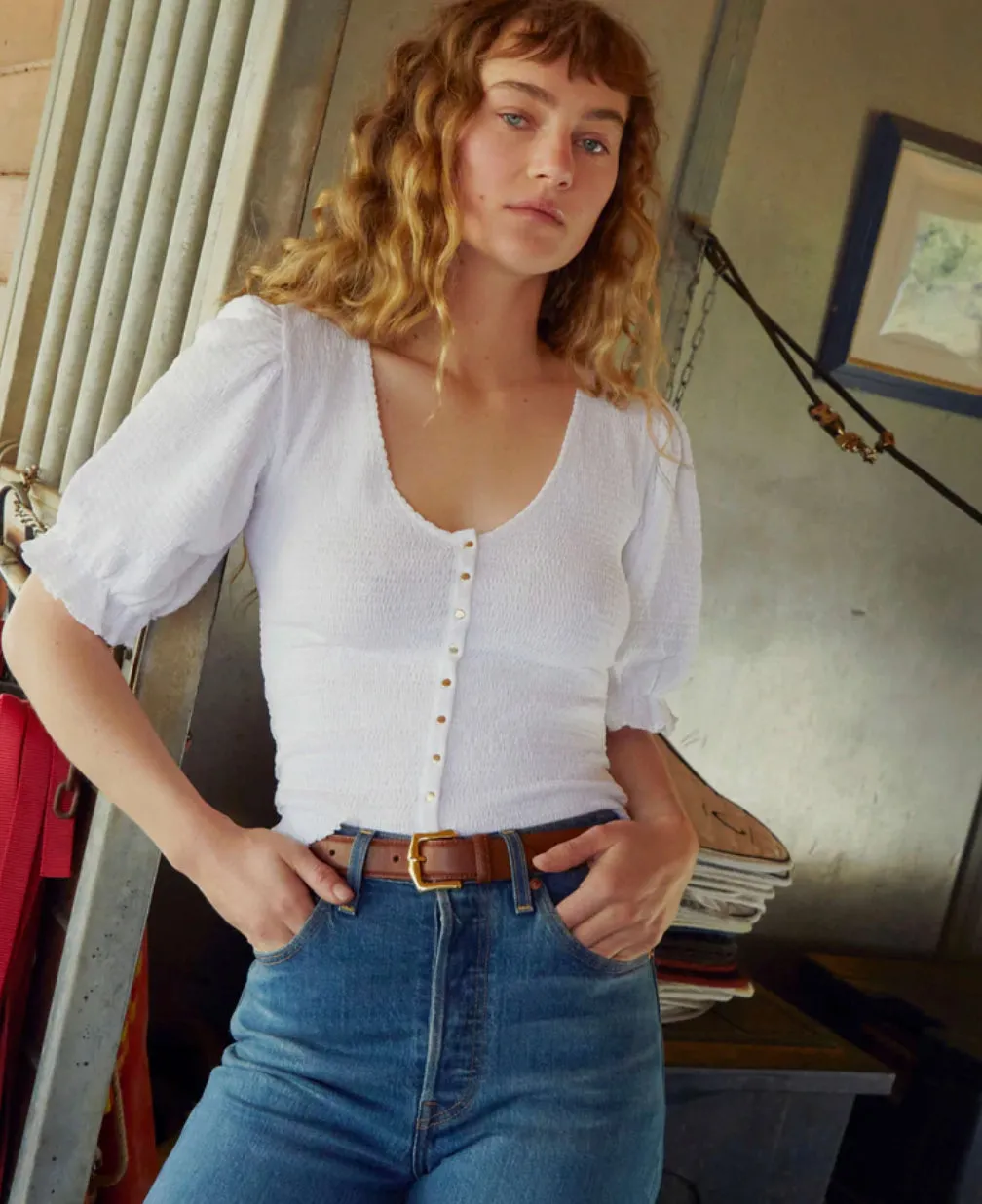 Nation LTD - Laila tee - White sold by Jessie Boutique product image thumbnail 5