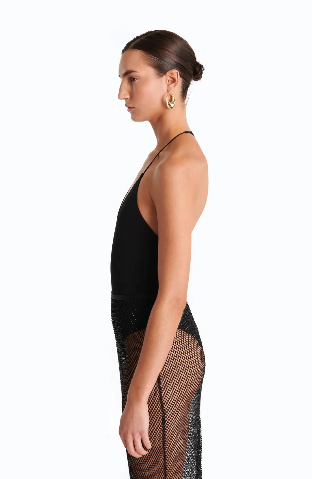 Ronny Kobo - Simona Bodysuit - Black sold by Jessie Boutique product image thumbnail 2
