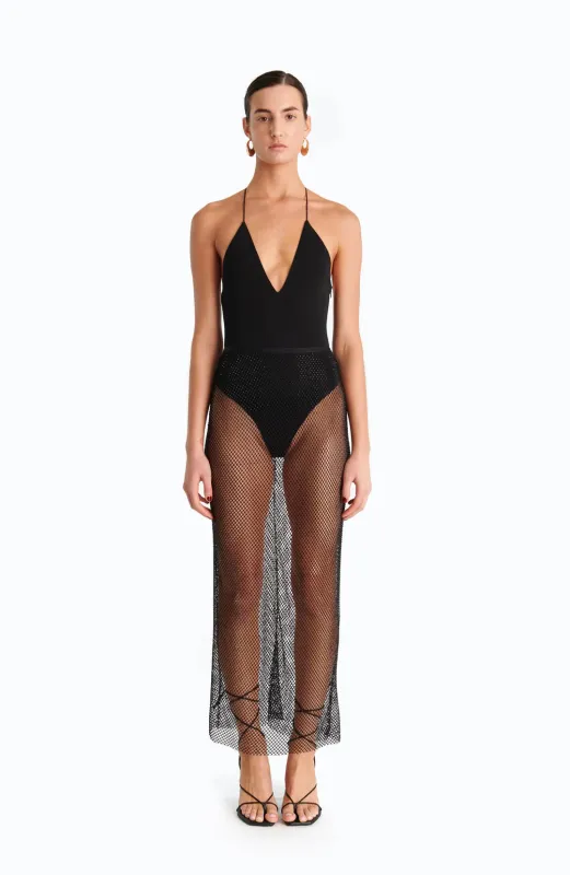 Ronny Kobo - Simona Bodysuit - Black sold by Jessie Boutique