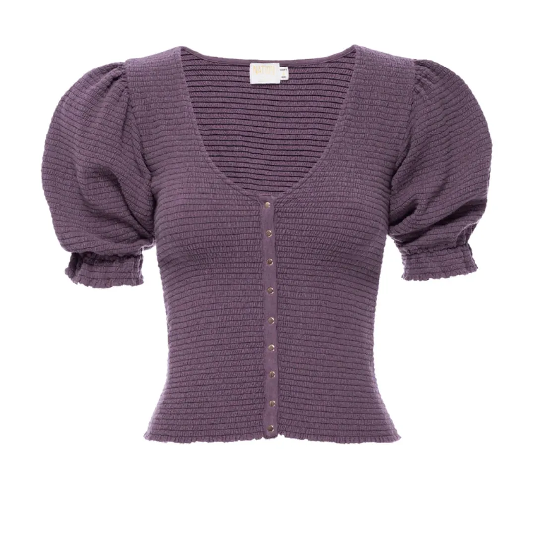 Nation LTD - Laila Tee - Frozen Grape sold by Jessie Boutique product image thumbnail 2