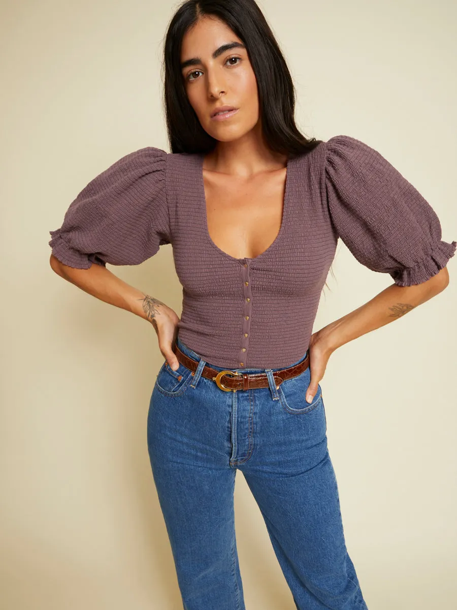 Nation LTD - Laila Tee - Frozen Grape sold by Jessie Boutique