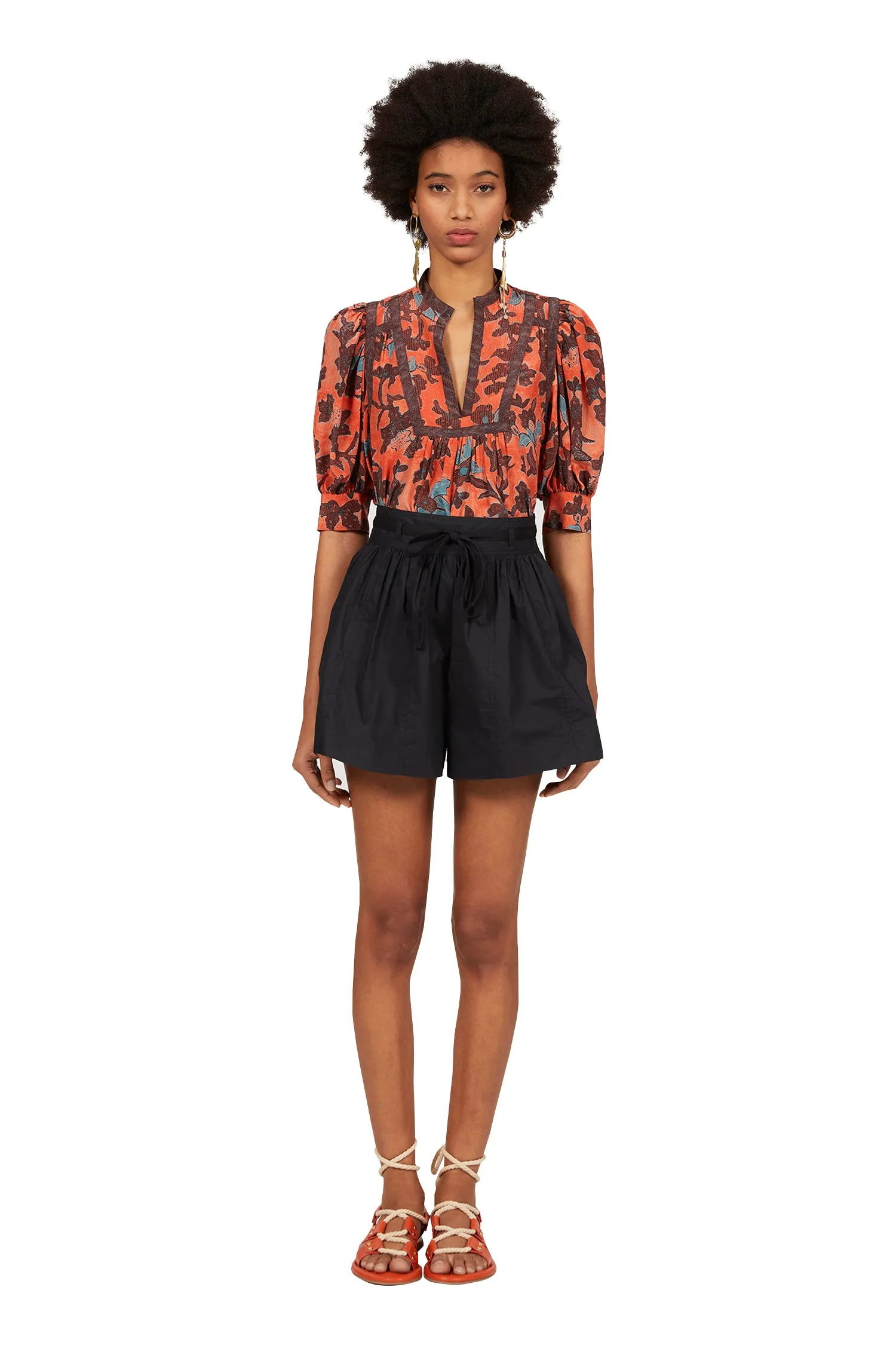 Ulla Johnson - Anela Shorts - Noir sold by Jessie Boutique