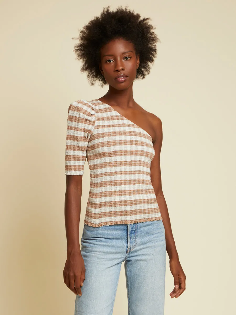 Nation LTD - Kirstie Smocked One Shoulder - Picnic sold by Jessie Boutique product image thumbnail 2