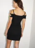 LNA - Olsen Rib Dress - Black sold by Jessie Boutique