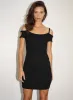 LNA - Olsen Rib Dress - Black sold by Jessie Boutique