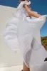 Charo Ruiz - Long Skirt Silke - White sold by Jessie Boutique
