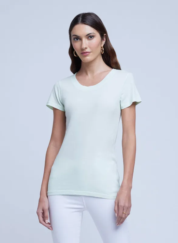 L’agence - Cory Tee - Soft Mint sold by Jessie Boutique