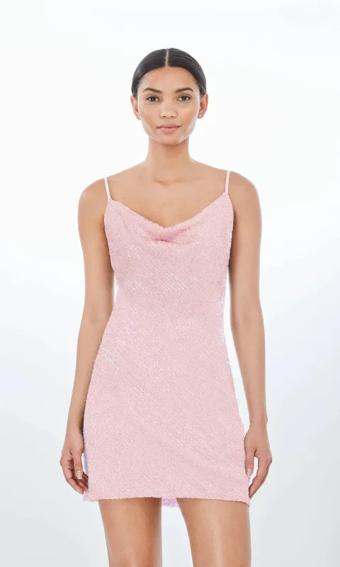 Generation Love - Maris Sequin Dress - Light Pink sold by Jessie Boutique