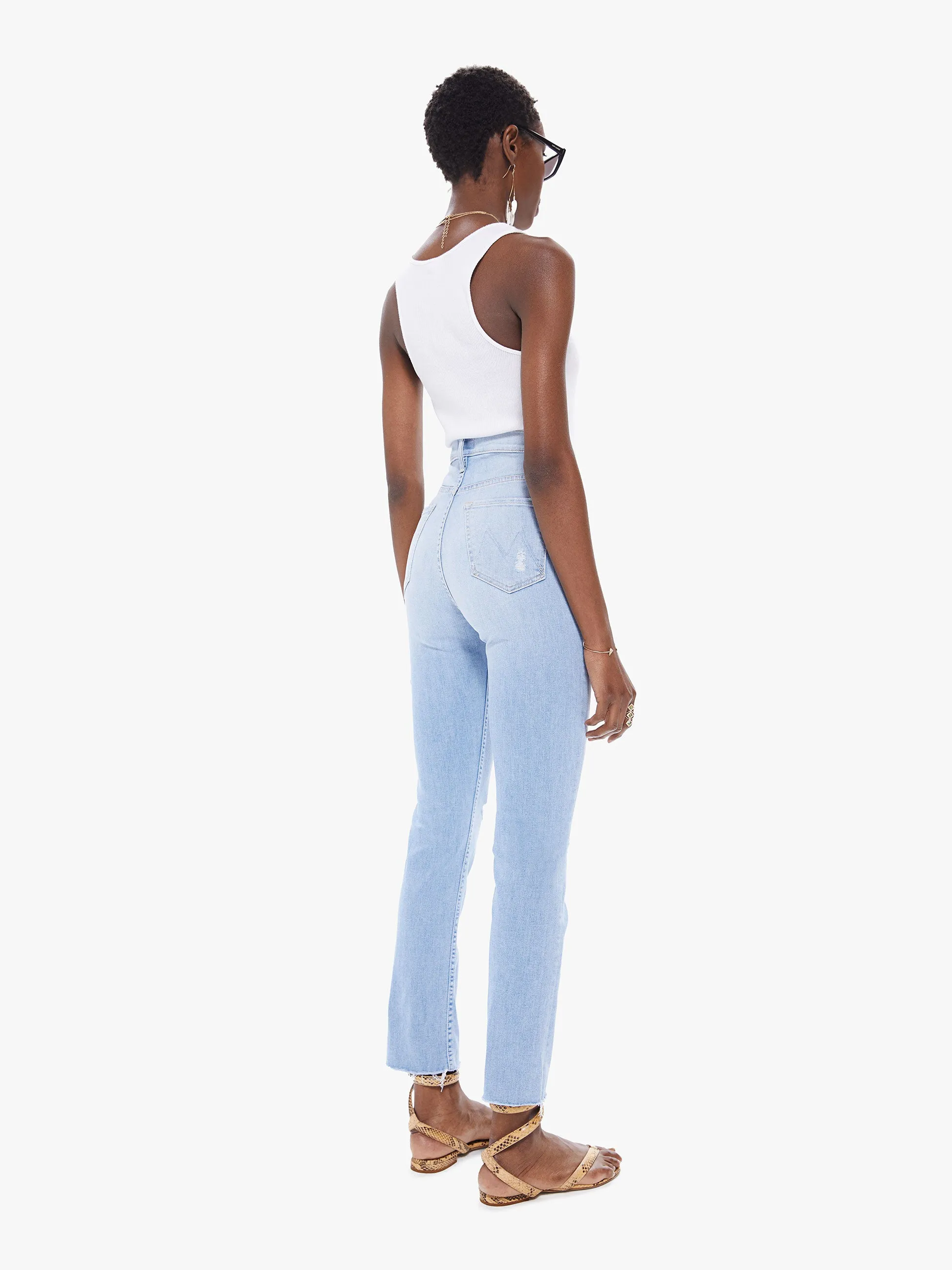 Mother - High Waisted Rider Ankle Fray - Island Afterhours sold by Jessie Boutique product image thumbnail 4