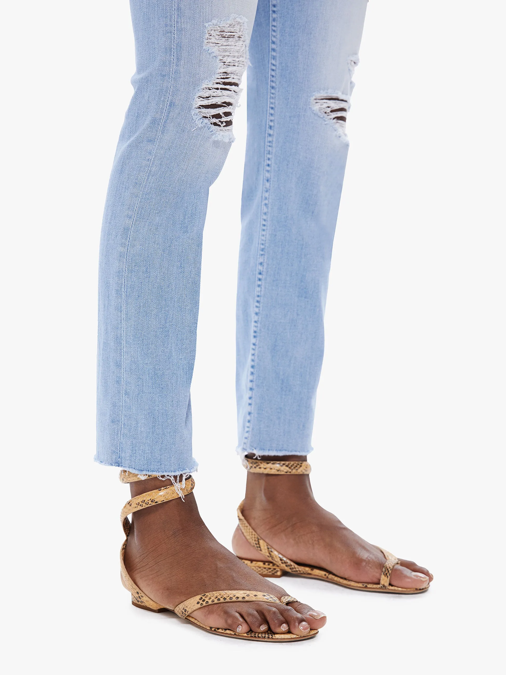 Mother - High Waisted Rider Ankle Fray - Island Afterhours sold by Jessie Boutique product image thumbnail 3