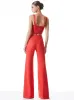 Alice + Olivia - Jeanna Bustier Cropped Top - Bright Poppy sold by Jessie Boutique